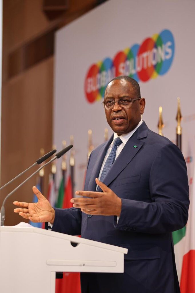GLOBAL SOLUTIONS SUMMIT 2025: Speech by H.E. President Macky Sall, Africa in Contemporary Multilateralism